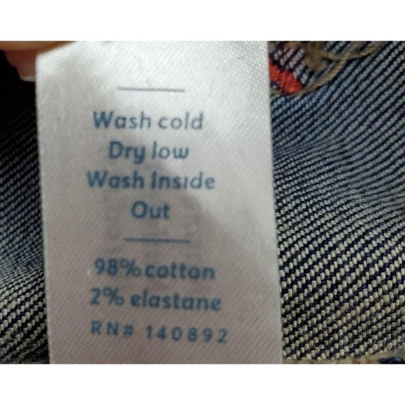 Marine Layer High Rise Skinny Distressed Jean's Medium Wash NWT - Picture 6 of 6